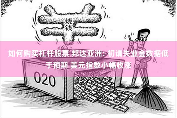 如何购买杠杆股票 邦达亚洲: 初请失业金数据低于预期 美元指数小幅收涨