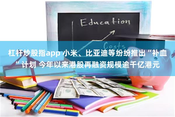 杠杆炒股指app 小米、比亚迪等纷纷推出“补血”计划 今年以来港股再融资规模逾千亿港元