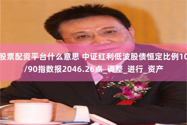 股票配资平台什么意思 中证红利低波股债恒定比例10/90指数报2046.26点_调整_进行_资产