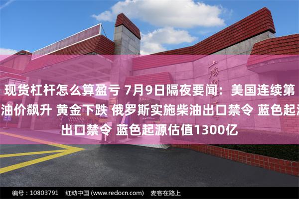 现货杠杆怎么算盈亏 7月9日隔夜要闻:美国连续第二天打击伊朗 油价飙升 黄金下跌 俄罗斯实施柴油出口禁令 蓝色起源估值1300亿