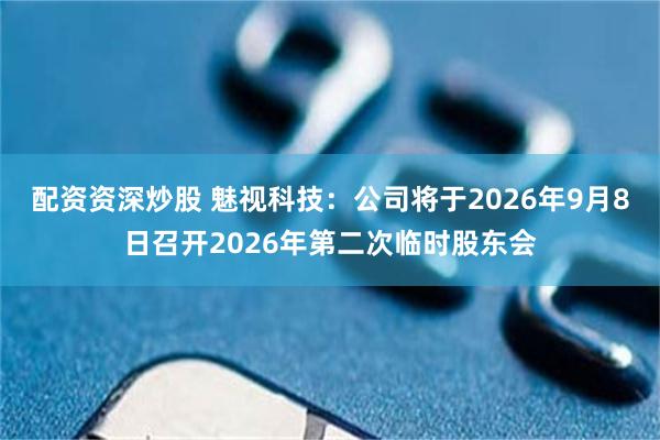 配资资深炒股 魅视科技：公司将于2026年9月8日召开2026年第二次临时股东会